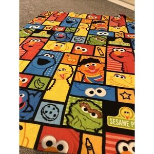 Sesame Street Sesame Place Characters Fleece Blanket 40" By 48"